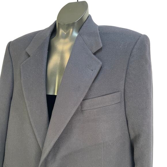 Kilgore French & Stanbury Barneys New York Loro Piana Cashmere Blazer Navy Blue - Picture 2 of 12